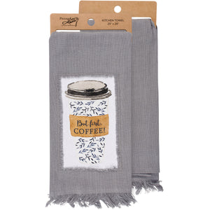 But First Coffee Kitchen Towel